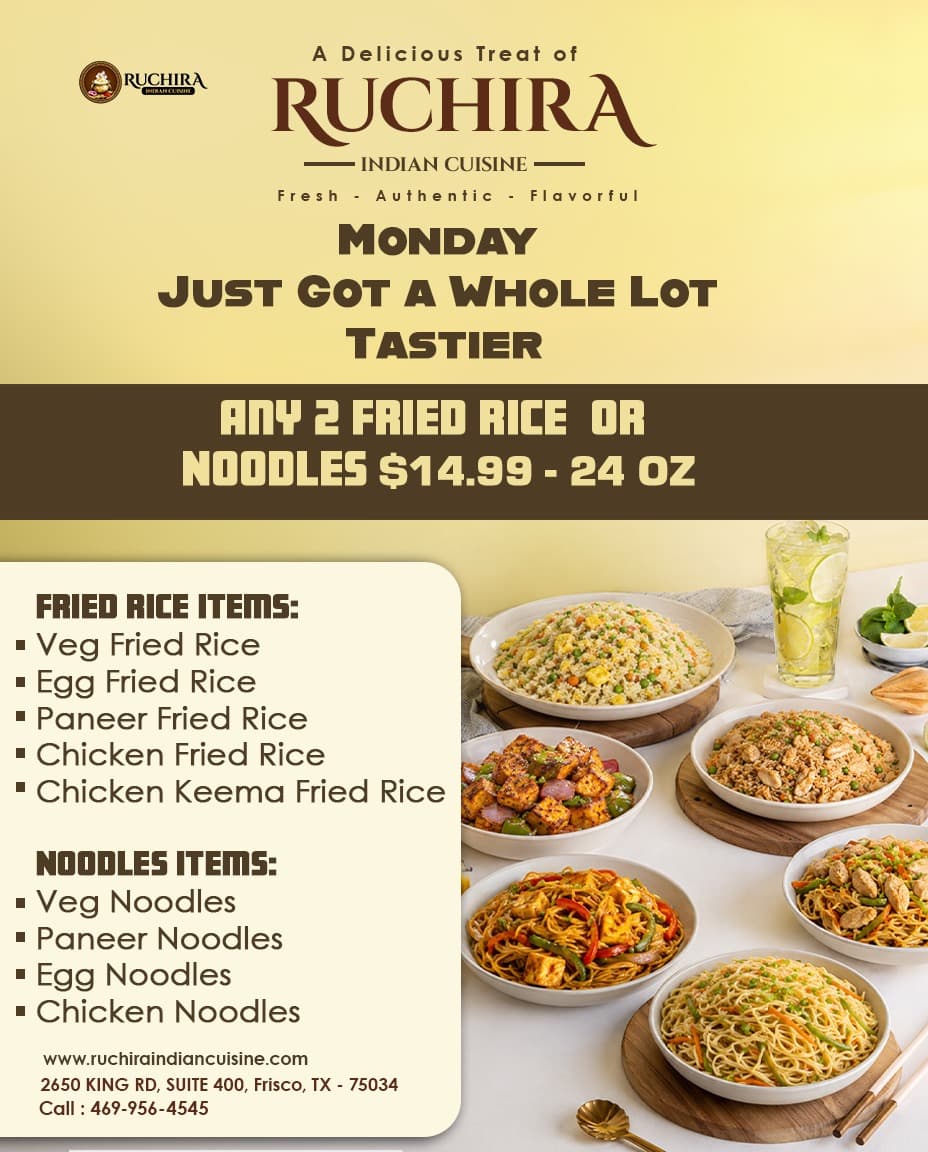 Any 2 Fried Rice or Noodles (24 oz) for $14.99