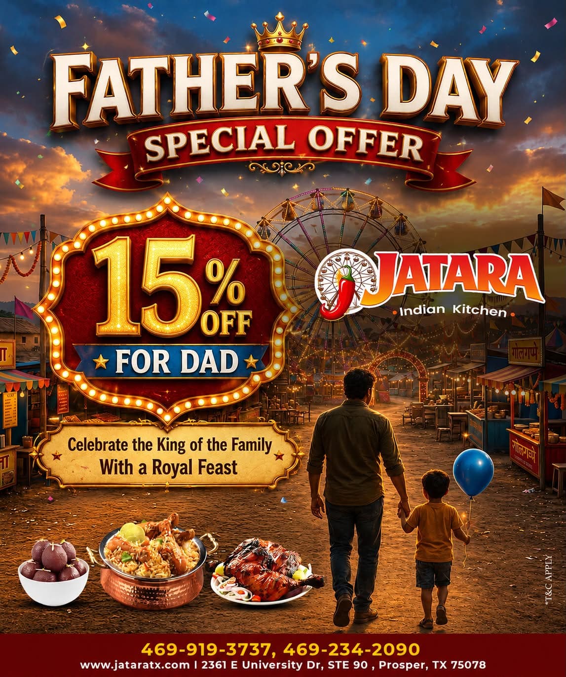 15% off for Dad to celebrate Father's Day