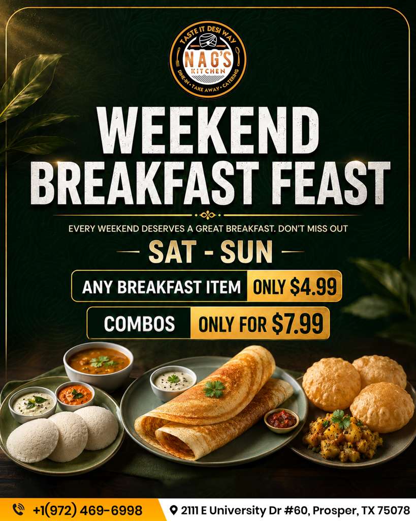 Weekend Breakfast Feast: Any breakfast item for $4.99 and combos for $7.99.