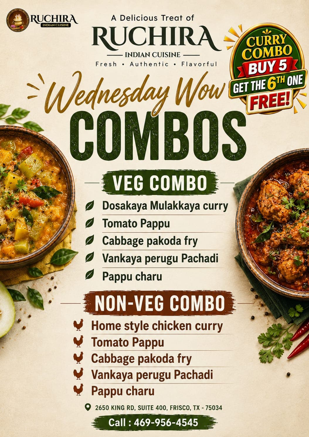 Ruchira Indian Cuisine deal