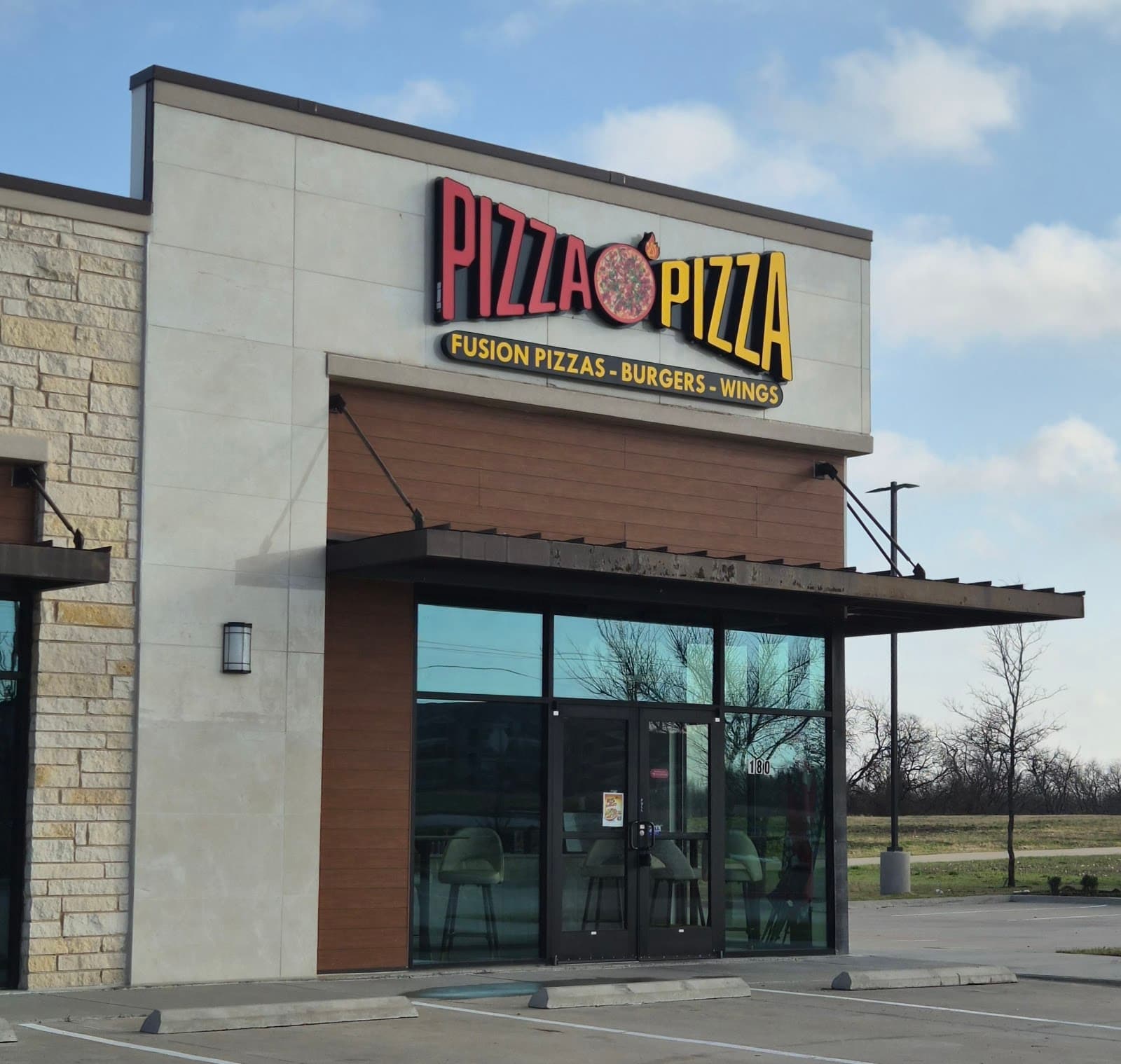 PizzaOPizza, Meat Magic pizza, Boba, Burgers, Wings, Rice Bowls
