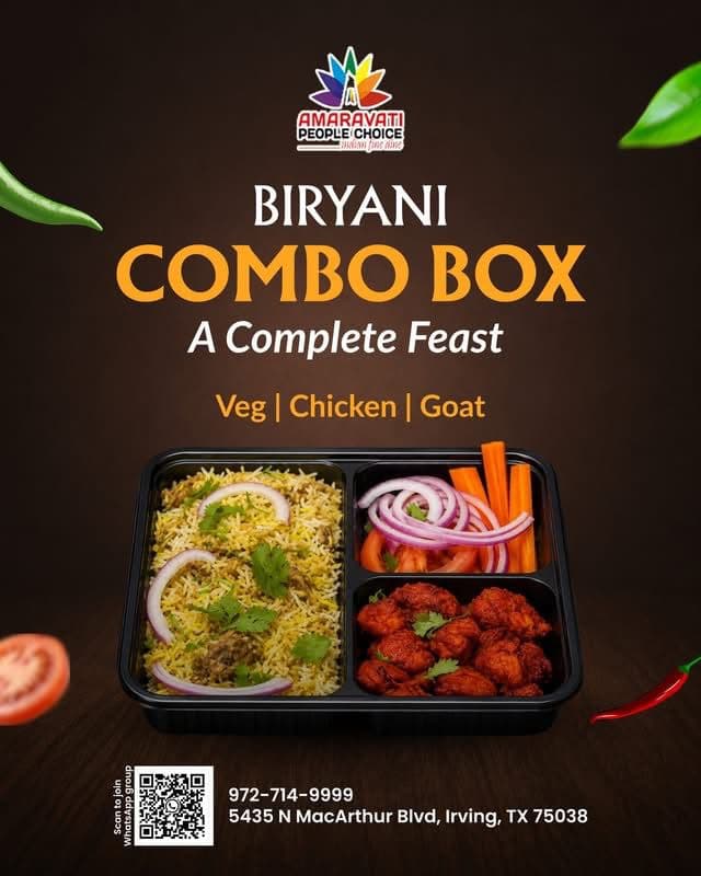 Biryani Combo Box (Veg / Chicken / Goat)